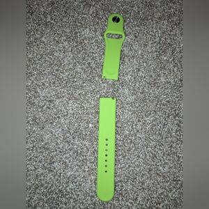 Neon Lime Silicone Watch Band Size 22mm-L